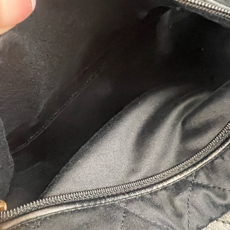 ෆ Chanel 22bag黑金垃圾袋小號-19