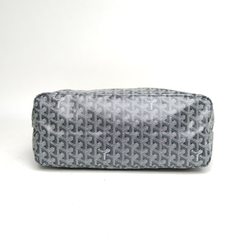 GOYARD BohemeHoboBag子母腋下包灰色PVC銀扣愛心款-3