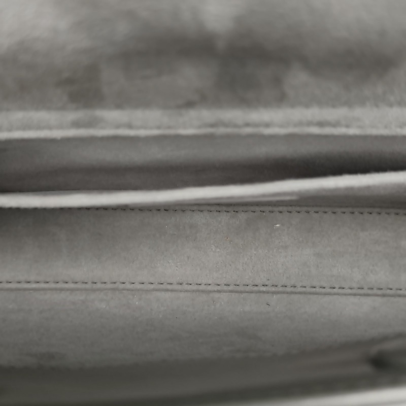 DIOR LadyD-Joy橫版戴妃包中號灰色牛皮灰扣2022-5