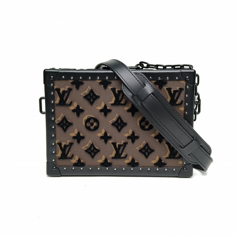 LOUIS VUITTON CLUTCHBOX方盒子硬箱手袋老花PVC/絲絨2020