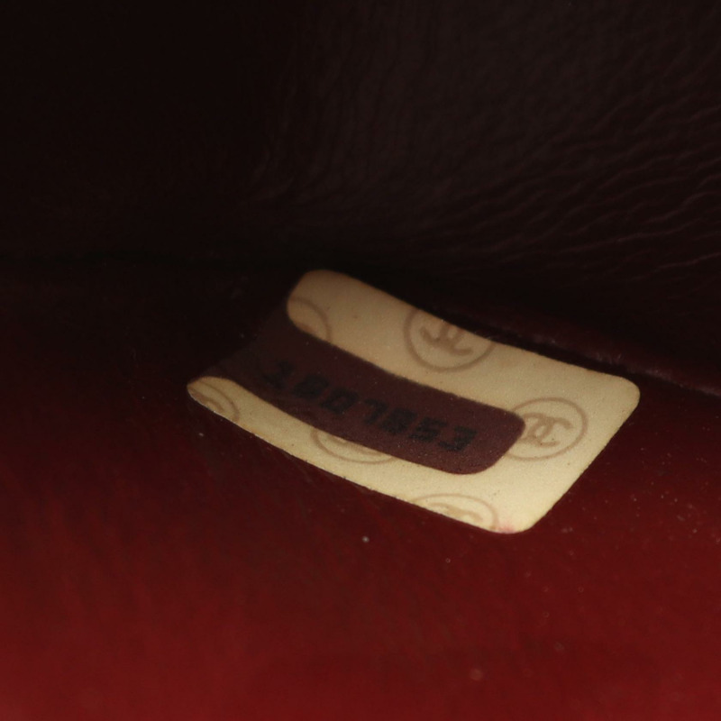 香奈兒全蓋絎縫鏈條斜背單肩包,羊皮材質,黑色,二手,金色五金-4