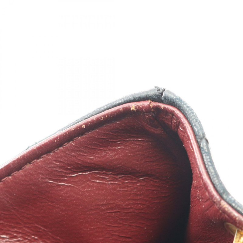 香奈兒全蓋絎縫鏈條斜背單肩包,羊皮材質,黑色,二手,金色五金-5