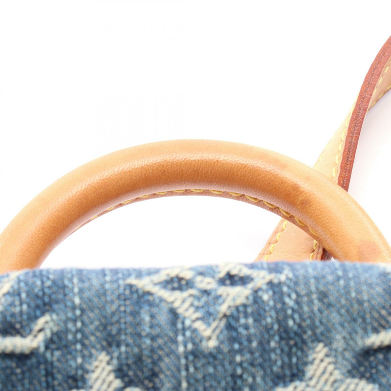 路易威登 Sac a Dos GM 雙肩包 M95056 Monogram 牛仔皮革 藍色-8