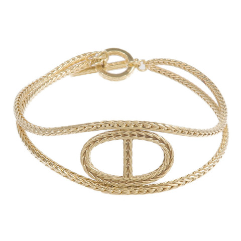 HERMES 18K黃金Chaine D'ancre Danae PM手鏈