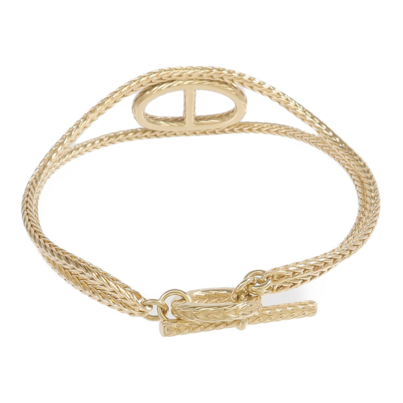 HERMES 18K黃金Chaine D'ancre Danae PM手鏈-2