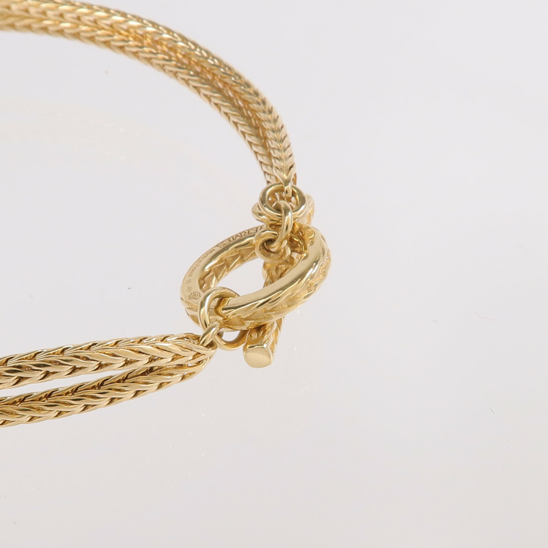 HERMES 18K黃金Chaine D'ancre Danae PM手鏈-3