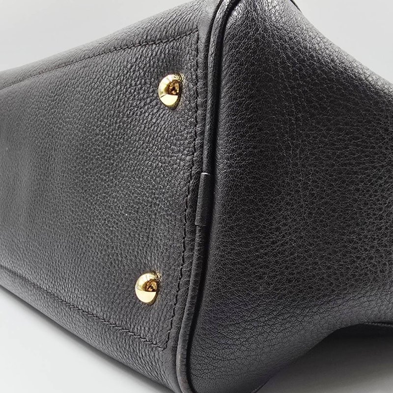 LOEWE 深棕吐司Heritage系列 保齡球包-5