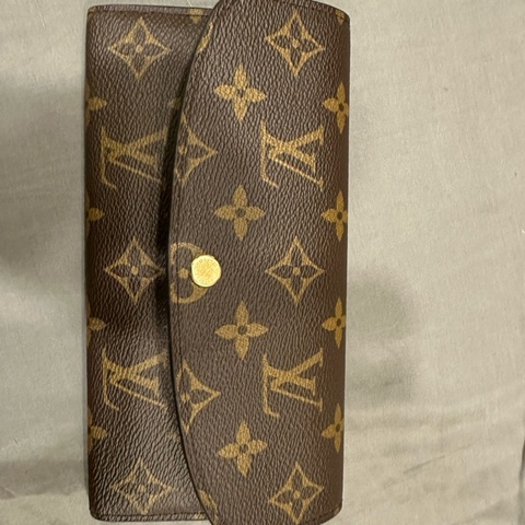 LV  發財長夾 桃紅色