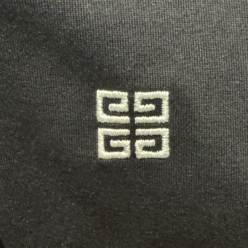 纪梵希 Givenchy 纯色圆领套头短袖 T恤 男款 黑色-7