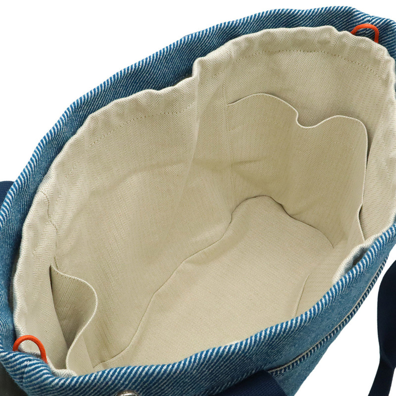 愛馬仕 Animonatte 尿布包手提單肩包 馬毛藍色褲子款式(不含尿布更換墊)-5
