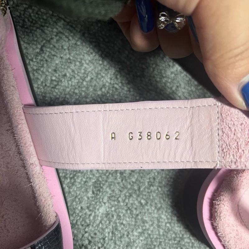 閒置未使用 chanel香奈兒粉色純色魔術貼涼鞋 Size:36 附件：帶塵袋-3