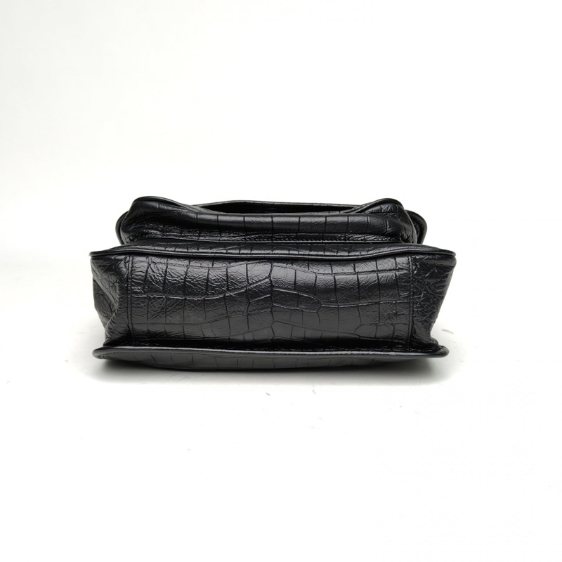 SAINT LAURENT Niki中號28黑色牛皮金扣-3