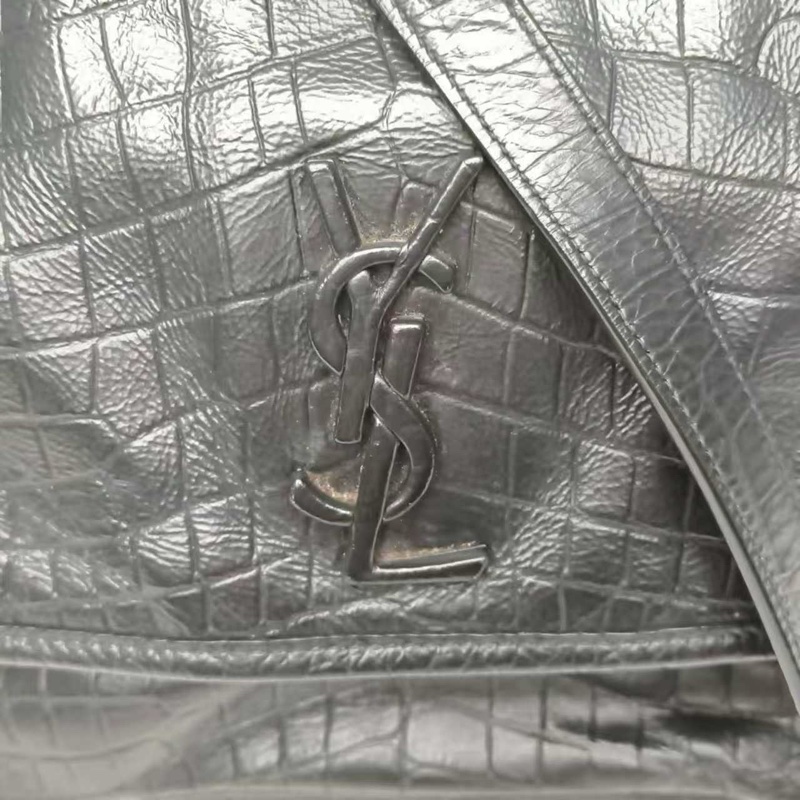 SAINT LAURENT Niki中號28黑色牛皮金扣-4