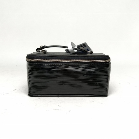 LOUIS VUITTON 黑色EPI水波紋牛皮2015化妝盒