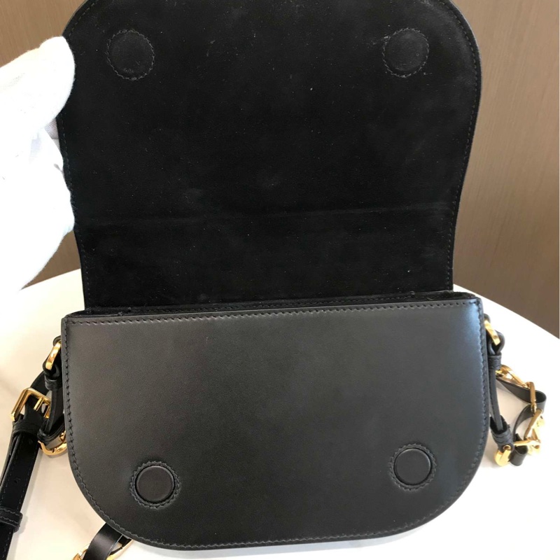 2023年新款Dior/迪奧女包CD Signature黑色光面牛皮-6