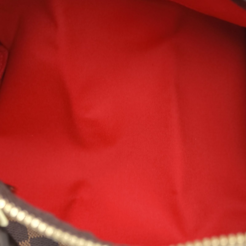 LOUIS VUITTON Speedy30配肩帶棕色棋盤格PVC2015-4