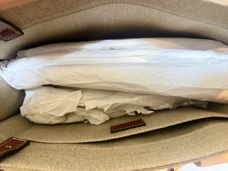 全新正品Chloe Woody 中款帆布包 托特包-4