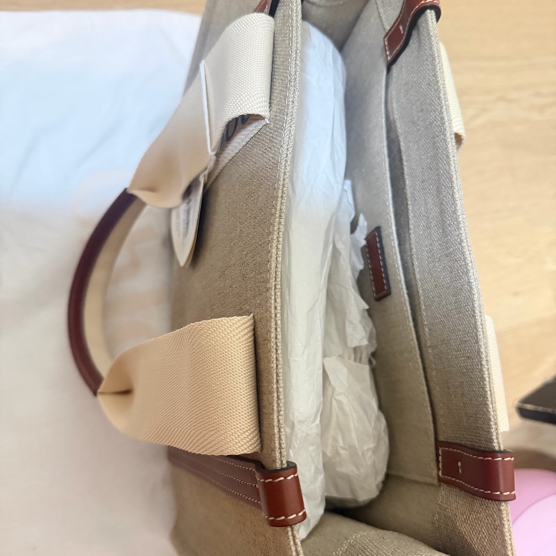 全新正品Chloe Woody 中款帆布包 托特包-7