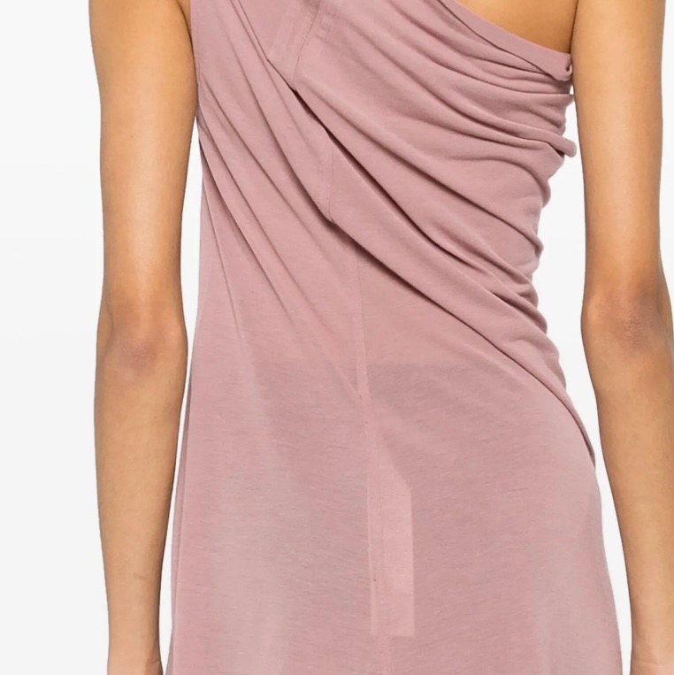 Rick Owens 半露肩有機棉上衣-1