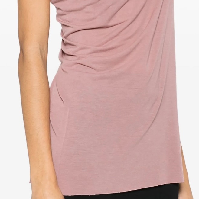 Rick Owens 半露肩有機棉上衣-2