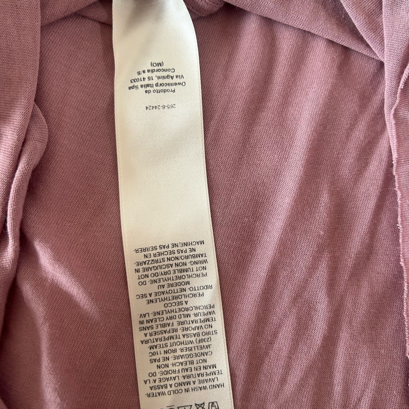 Rick Owens 半露肩有機棉上衣-5