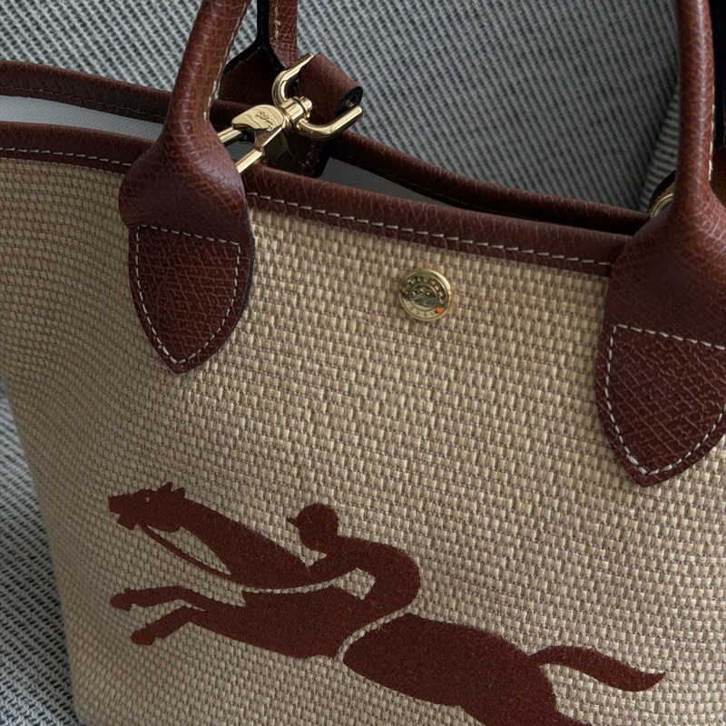 LONGCHAMP 編織奔馬兩用包-1