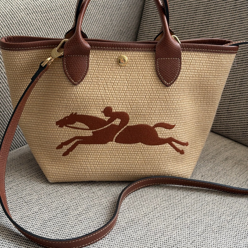 LONGCHAMP 編織奔馬兩用包-2