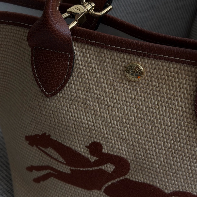 LONGCHAMP 編織奔馬兩用包-3