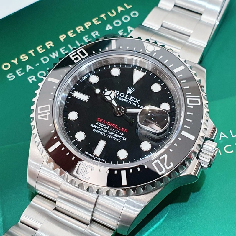 【大眾名錶】ROLEX 勞力士 126600 Sea-Dweller 2018/05卡 MK1 單紅海使 50周年 部分原廠膠膜 B1229-4