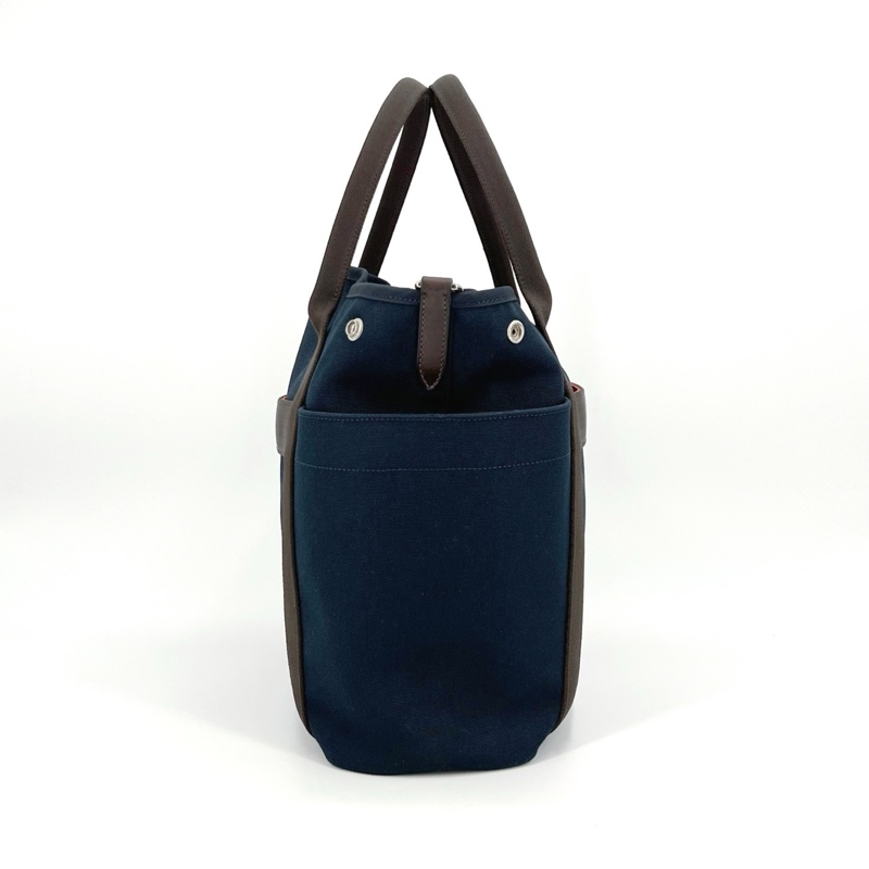 HERMES 愛馬仕 馬術包 帆布包-3