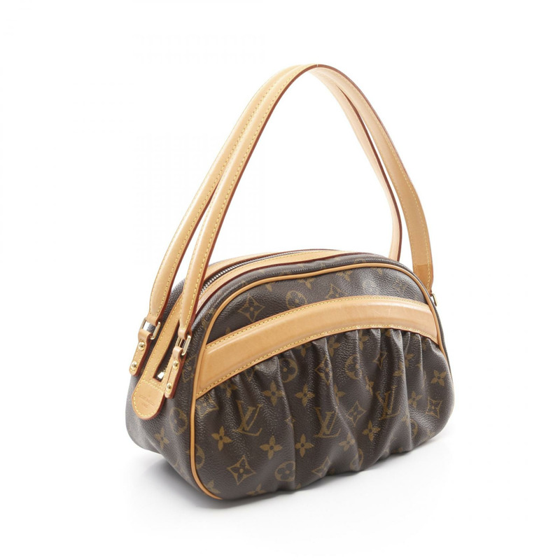 棕色 原花帆布 Klara 肩背包【LOUIS VUITTON LV 路易威登】 M40057-1
