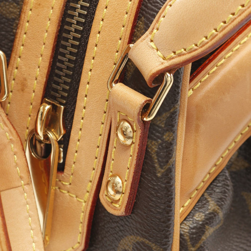 棕色 原花帆布 Klara 肩背包【LOUIS VUITTON LV 路易威登】 M40057-6
