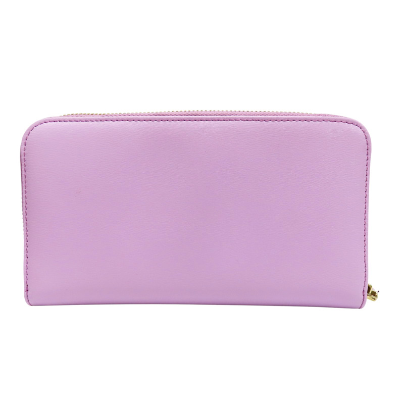 粉色 牛皮 拉鍊長夾【Salvatore Ferragamo 費拉格慕】-1