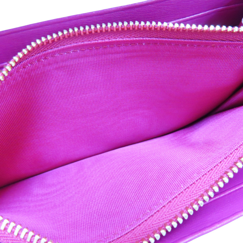 粉色 牛皮 拉鍊長夾【Salvatore Ferragamo 費拉格慕】-5