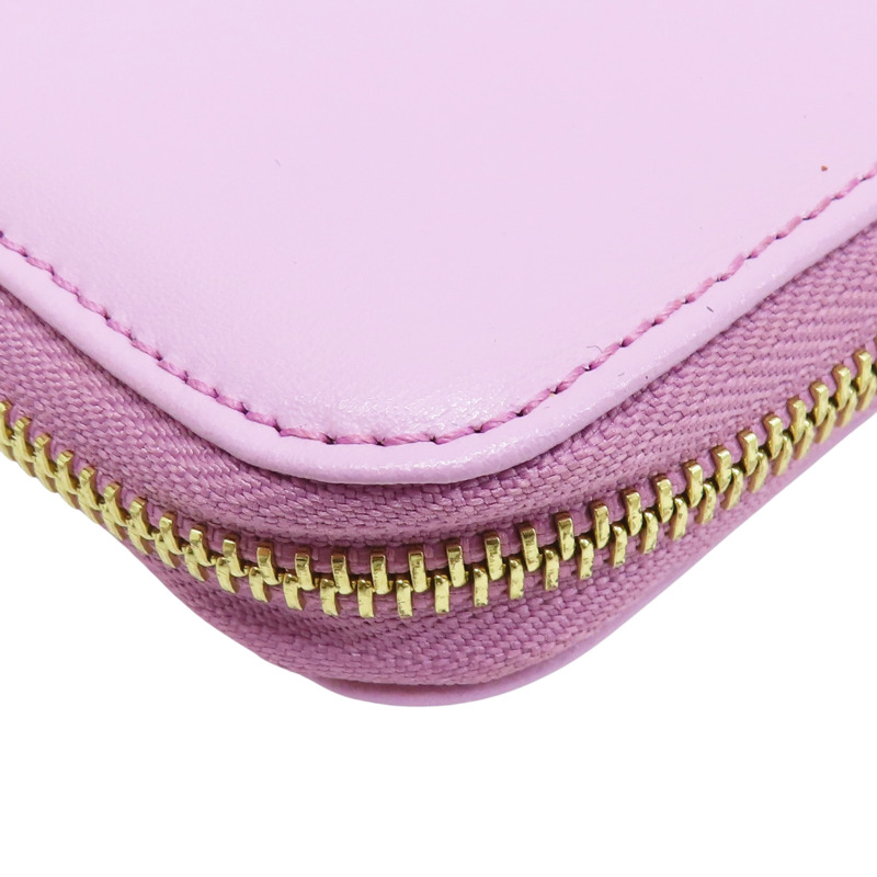 粉色 牛皮 拉鍊長夾【Salvatore Ferragamo 費拉格慕】-8