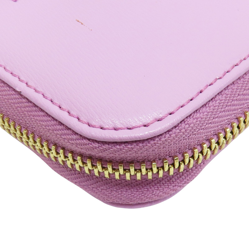 粉色 牛皮 拉鍊長夾【Salvatore Ferragamo 費拉格慕】-9