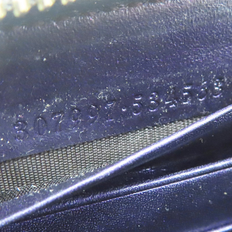 紫色 漆皮皮革 拉鍊長夾【GUCCI 古馳】 307997-7