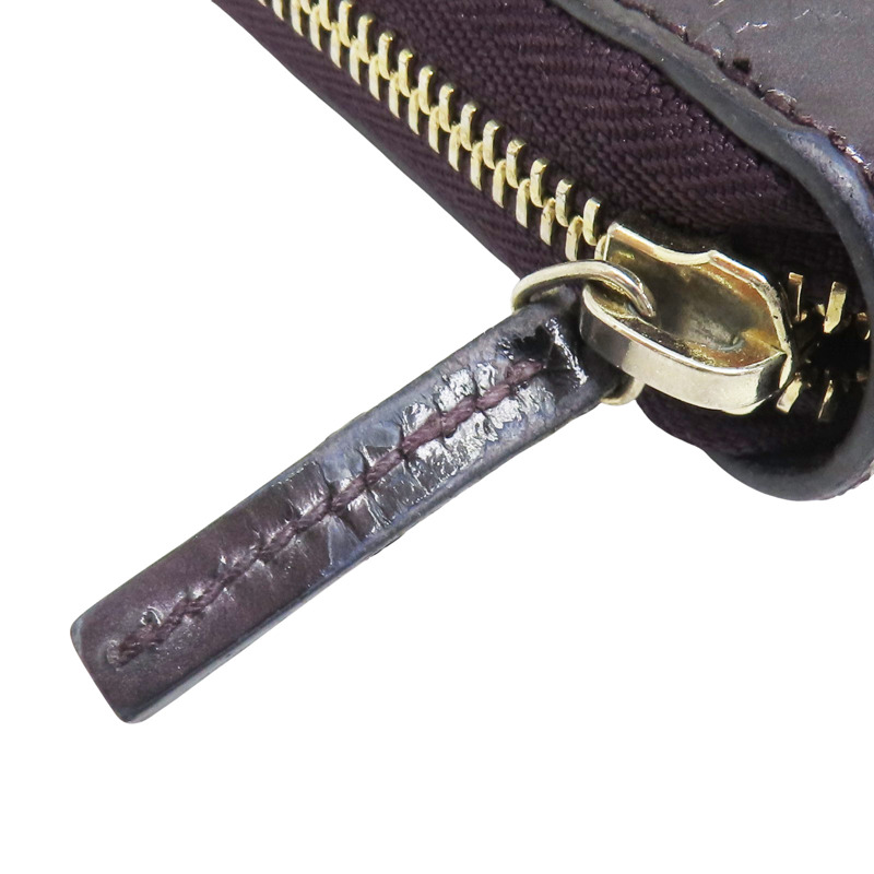 紫色 漆皮皮革 拉鍊長夾【GUCCI 古馳】 307997-13