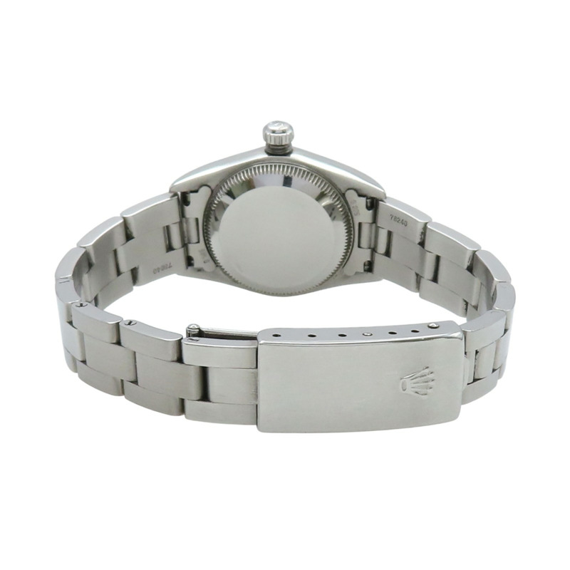 黑色錶盤 不鏽鋼 Oyster Perpetual 腕錶【ROLEX 勞力士】 76030-4