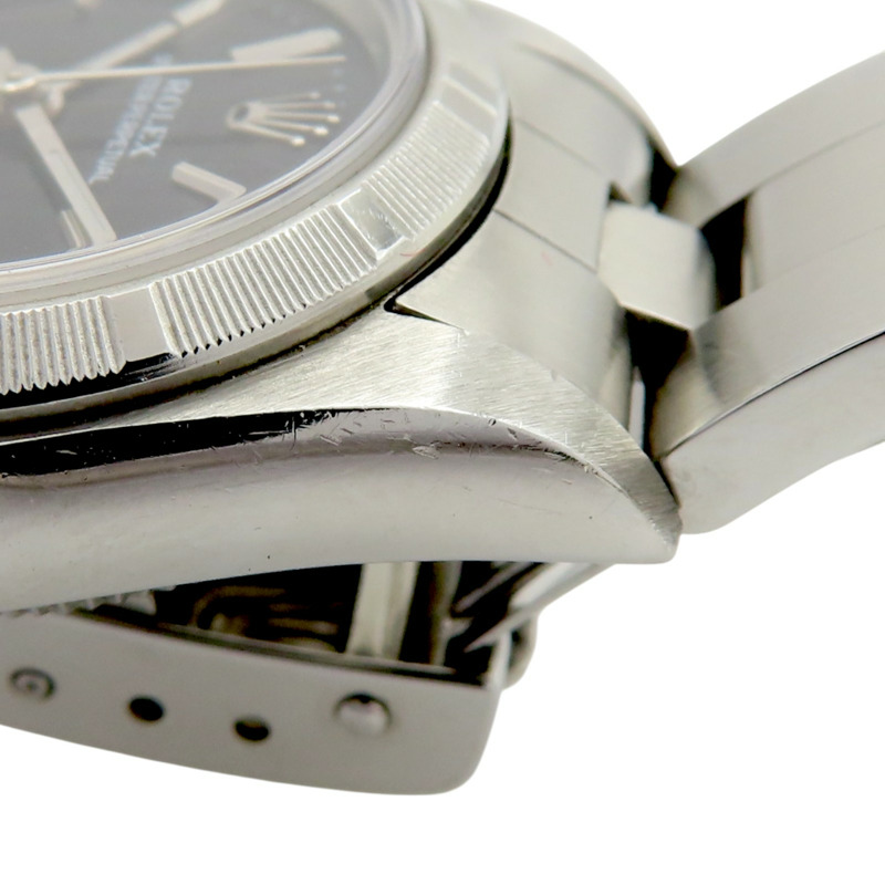 黑色錶盤 不鏽鋼 Oyster Perpetual 腕錶【ROLEX 勞力士】 76030-12