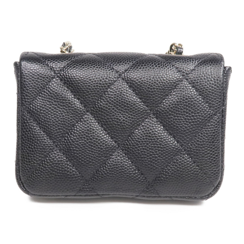 CHANEL 牛皮皮革Belt Bag金扣腰包-1