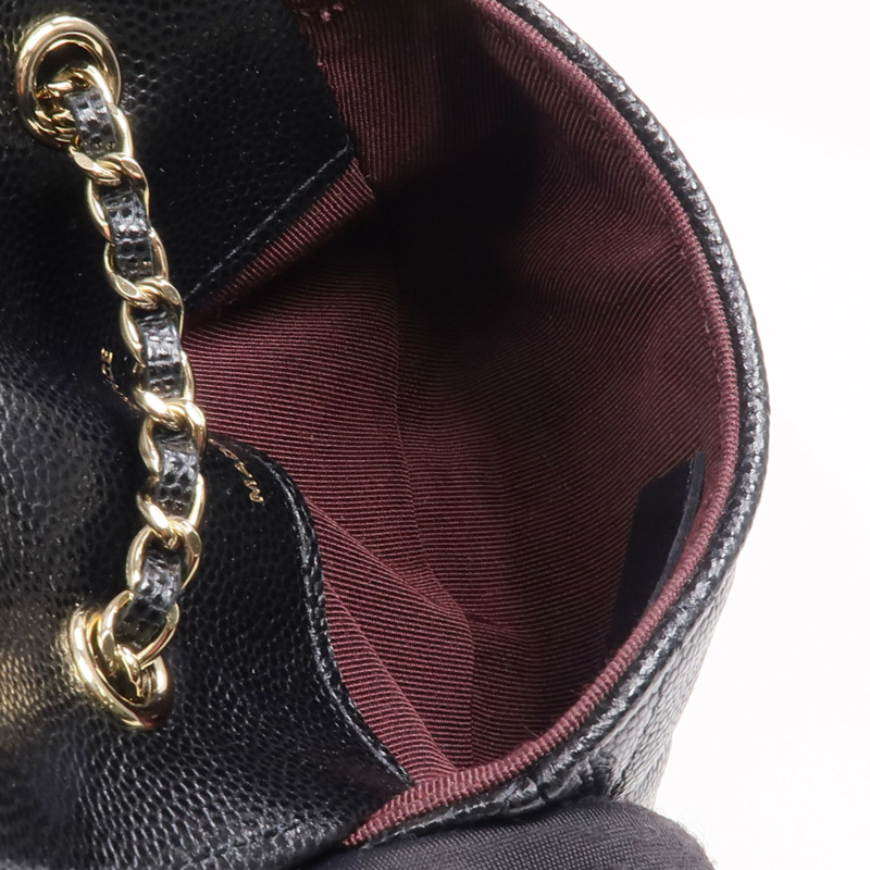 CHANEL 牛皮皮革Belt Bag金扣腰包-11