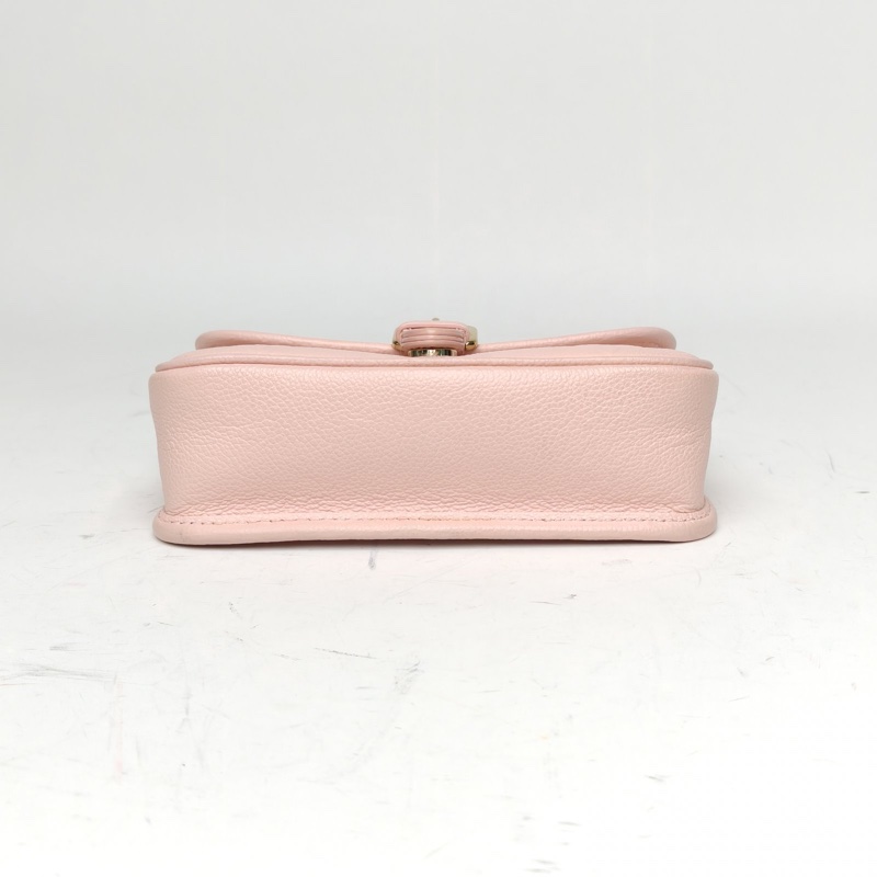 LOUIS VUITTON Diane法棍包19粉色牛皮晶片-3