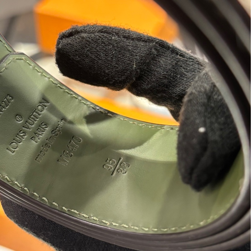 全新🌟Louis Vuitton LV Damier Damoflage 迷彩棋盤格腰帶-7