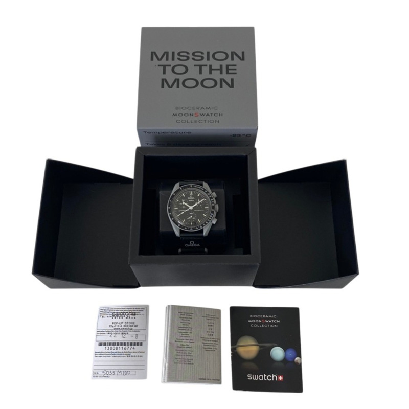 歐米茄 Swatch 超霸系列月球任務 S033M100 腕錶(男款和女款)-1