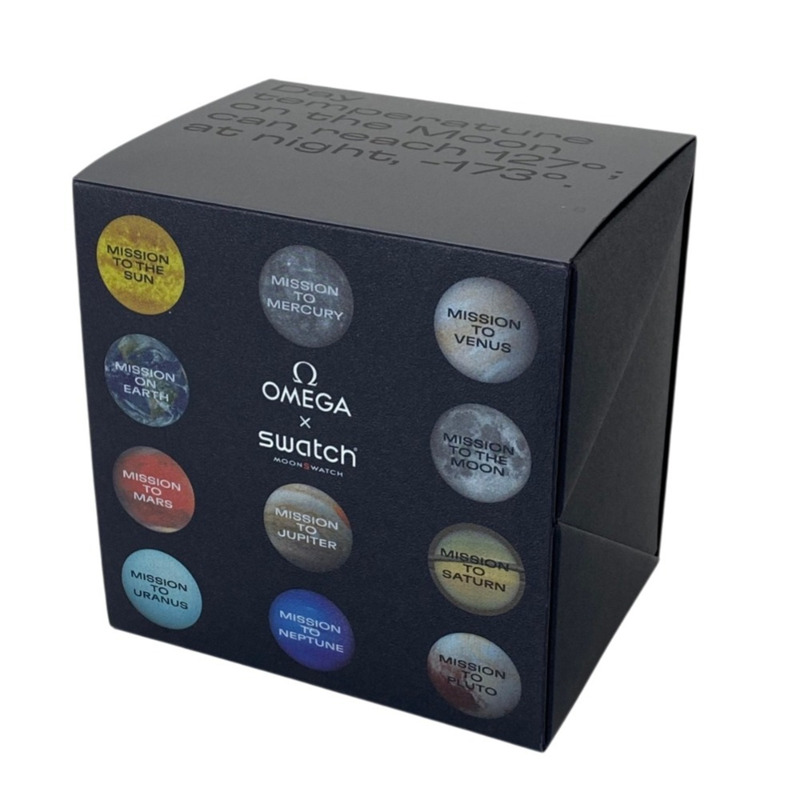 歐米茄 Swatch 超霸系列月球任務 S033M100 腕錶(男款和女款)-7