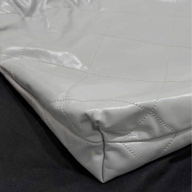 Chanel 22 bag小號灰色芯片-27