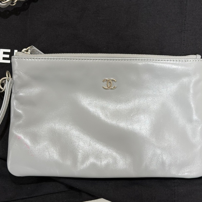 Chanel 22 bag小號灰色芯片-31