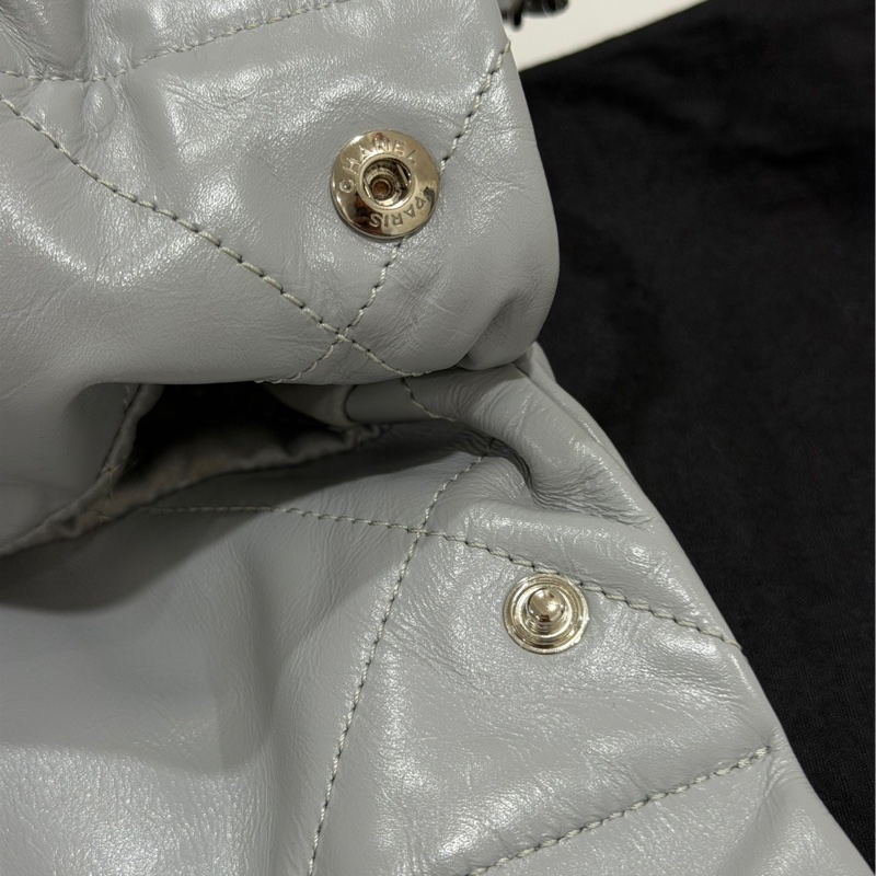 Chanel 22 bag小號灰色芯片-20