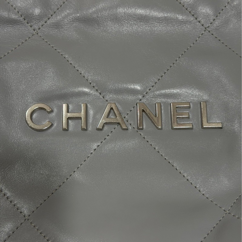 Chanel 22 bag小號灰色芯片-24